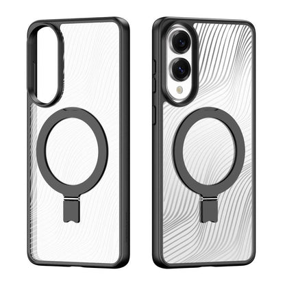 DUX DUCIS Aimo Mag Series MagSafe Ring Holder Frosted Phone Case, For Samsung Galaxy S25 Edge 5G, For Samsung Galaxy S25 5G, For Samsung Galaxy S25 Ultra 5G, For Samsung Galaxy S24 Ultra 5G